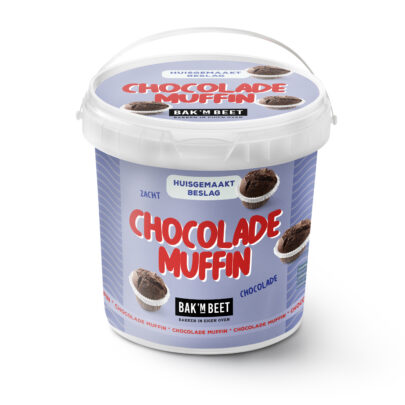 chocolade muffin beslag