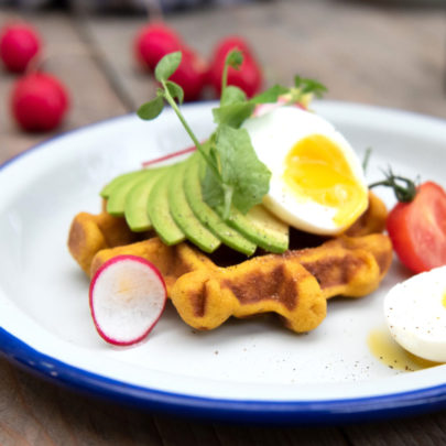 Baked Greenz met avocado en ei