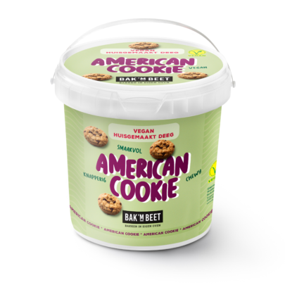 deeg voor vegan american cookies